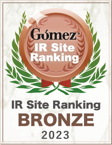 Gomez / IR Site Ranking BRONZE 2023