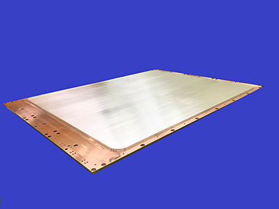 有機ELディスプレイ用銀合金ターゲット（1800mm×2300mm）の写真