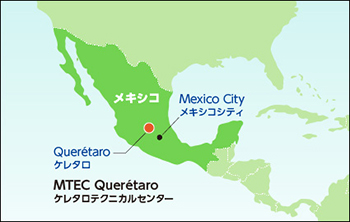 MTEC Querétaro位置図