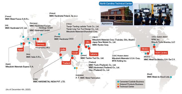 Metalworking Solutions Company Global Locations