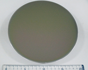 PZT film formed on a 200mm wafer