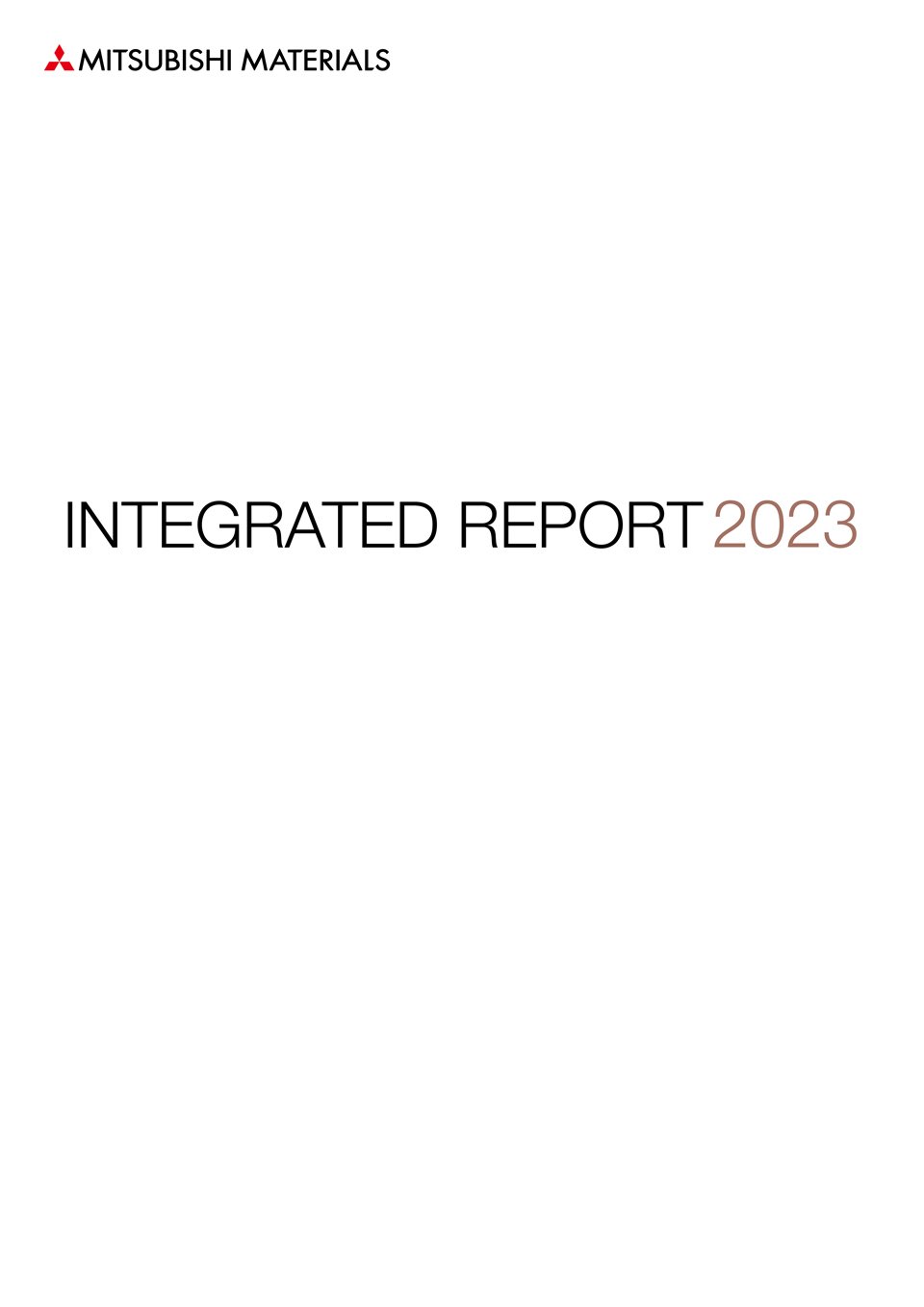 Mitsubishi Materials Integrated Report 2023