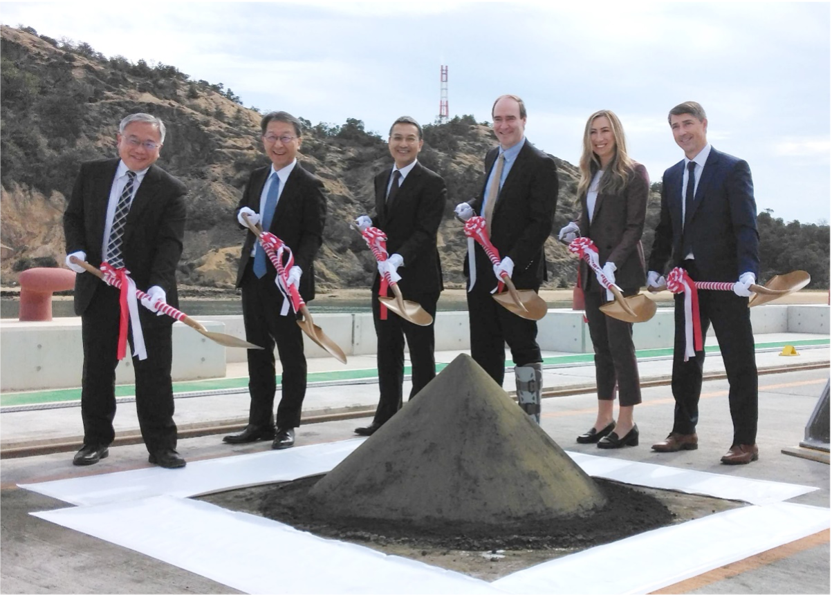 Groundbreaking ceremony for copper concentrate