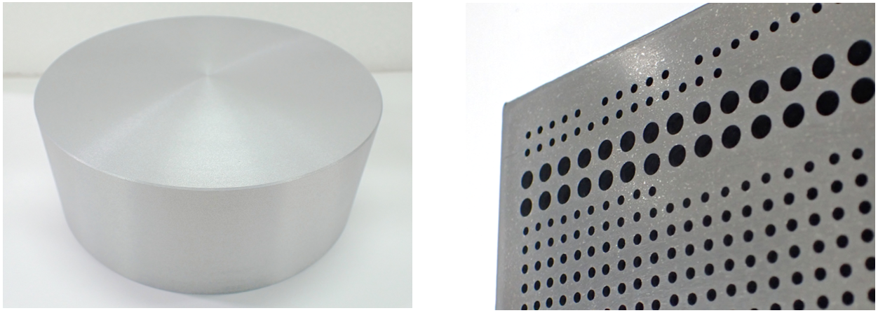 Figure 1: Example of the appearance of the newly developed metal matrix composite