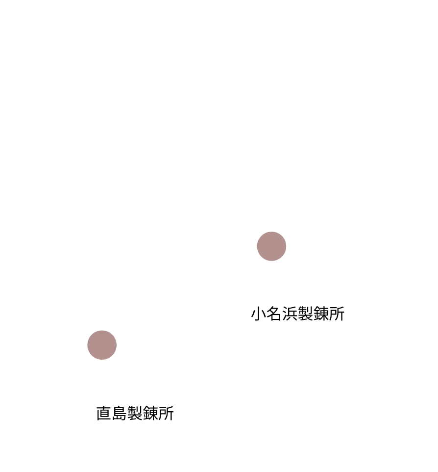 直島製錬所と小名浜製錬所