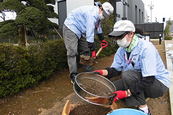 敷地内の緑化業務