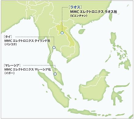 東南アジアおよび南アジア地域における当社グループ現地法人01