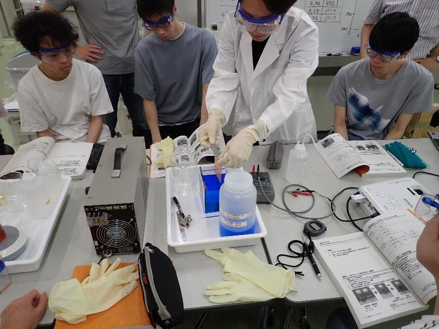電解による銅の精製
