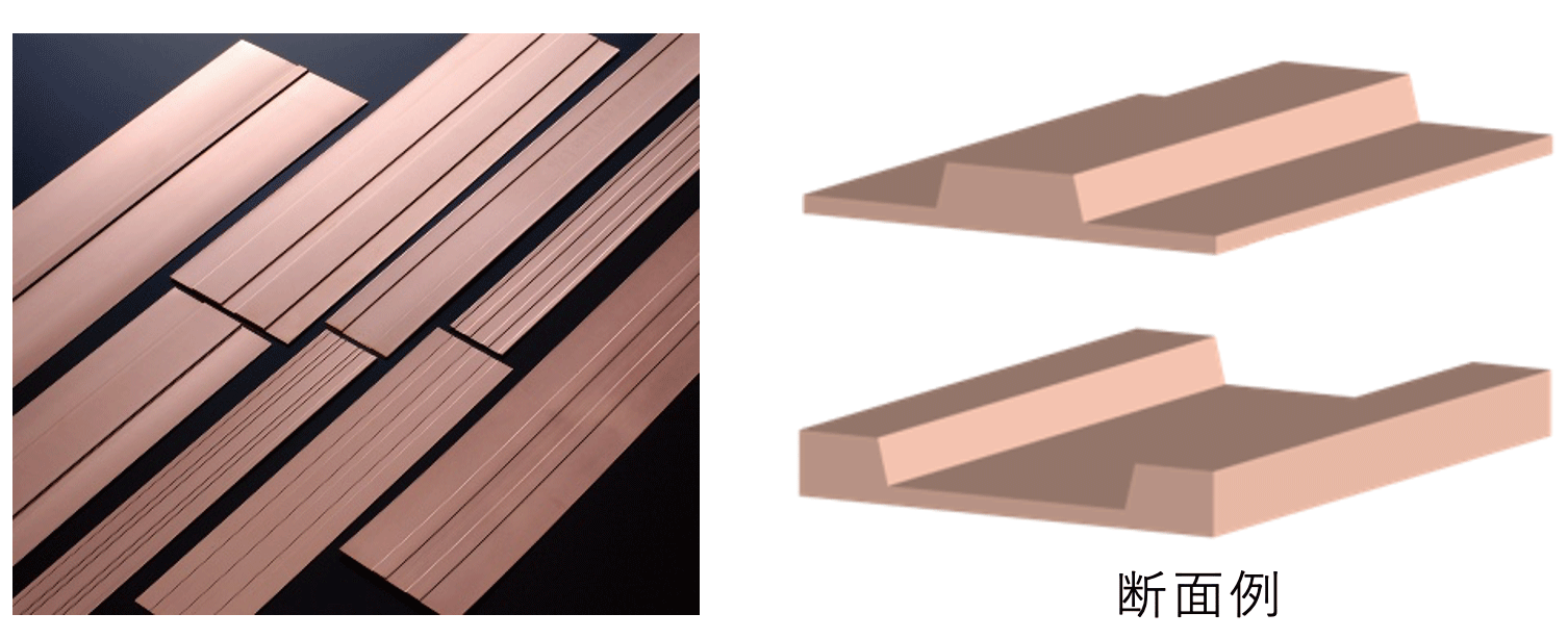 図1：異形条の形状イメージ