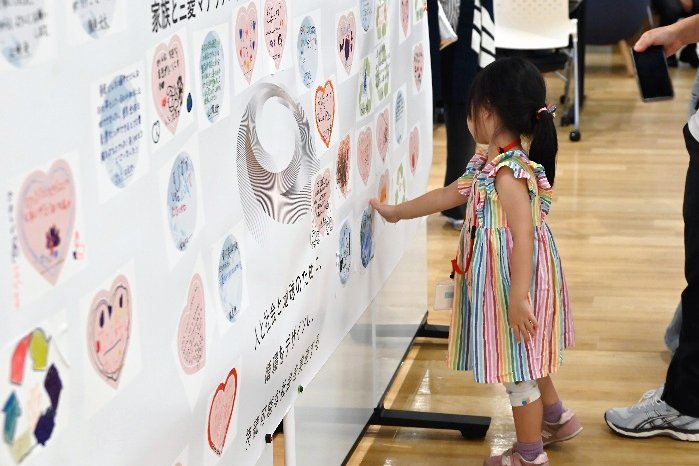 社員へ寄せられた沢山のメッセージ