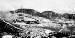 黎明期の直島製錬所 全景(1929年撮影)